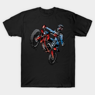 Dirtbike Motocross USA Rider T-Shirt